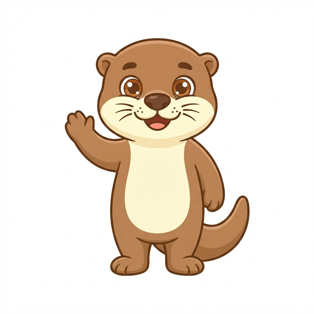 Troy the Otter, the friendly Moxie Academy mascot named after founder Troy Oglesby, Jr.